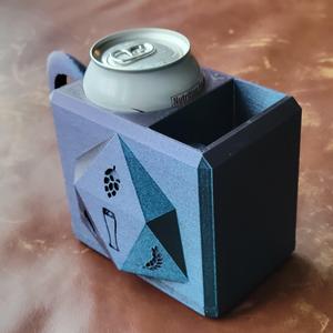 D20 Dice Tower Can Koozie