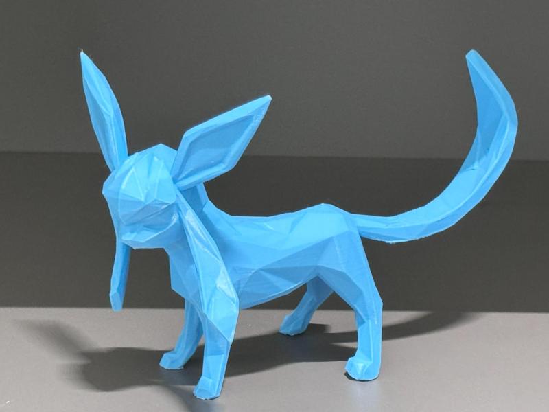 Pokemon Low Poly Glaceon