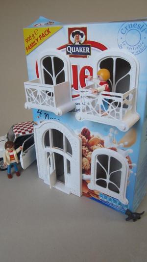 Cereal box, Art Nouveau house