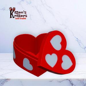 Valentines Day Heart Shaped Box with Lid
