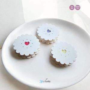 Valentine Cookie Heart Box 3D Print Stl Files, Valentine Gift Love Stl Files