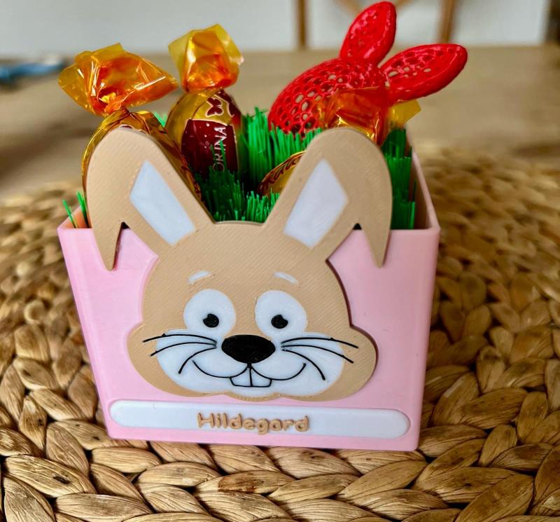 Easter Gift Box with custom name tag