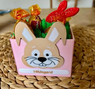 Easter Gift Box with custom name tag