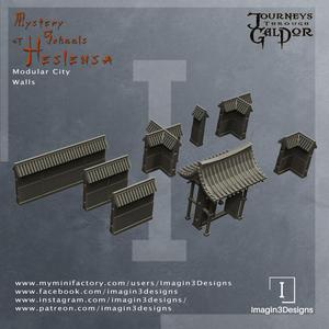Modular Asian City Walls