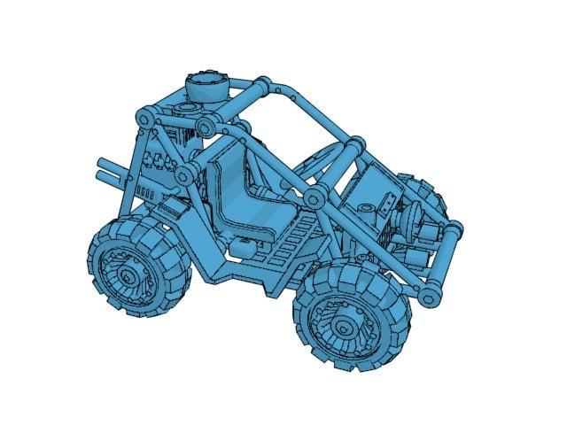 1/48 scale wargame buggy model