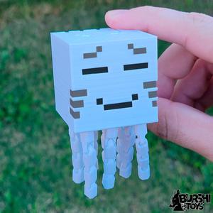 HAPPY GHAST MINECRAFT FLEXI ARTICULATED TOY (3mf Included)