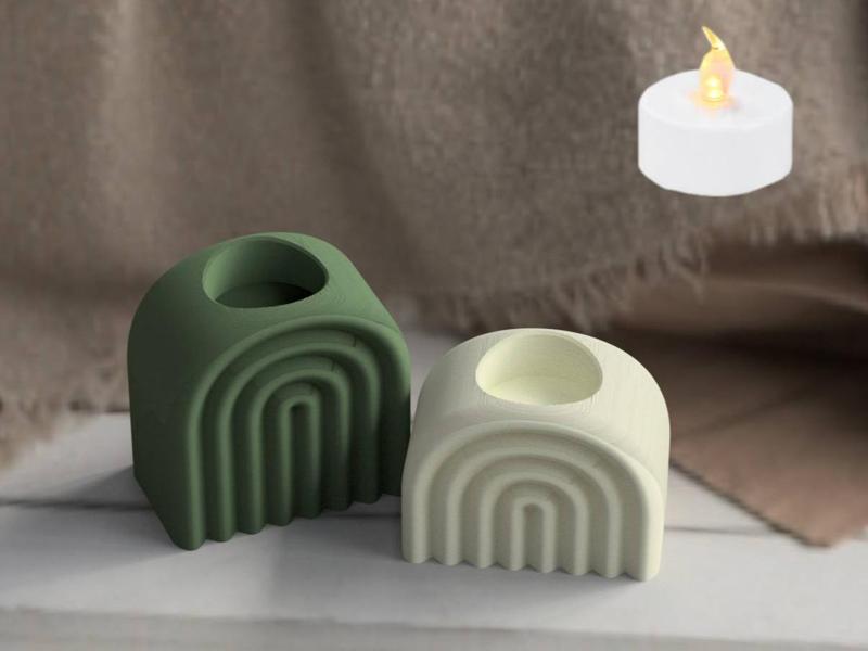 Modern Tea Light Candle Holder