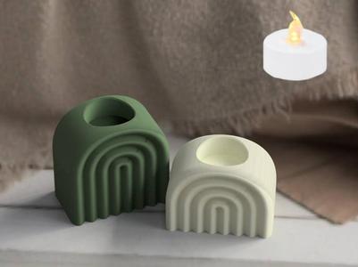 Modern Tea Light Candle Holder