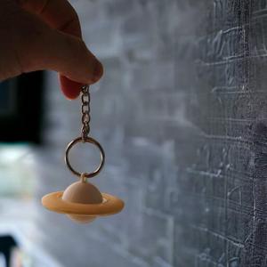 Saturn Keychain 3D STL Files, 3D Keychain Print Files