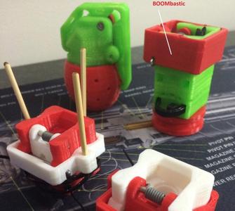 BOOMBASTIC (4 in 1 Airsoft Booby trap)