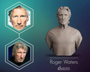 Roger Waters Bust Sculpture