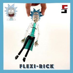 RICK AND MORTY FLEXI RICK ARTICULATED NO SUPPORTS