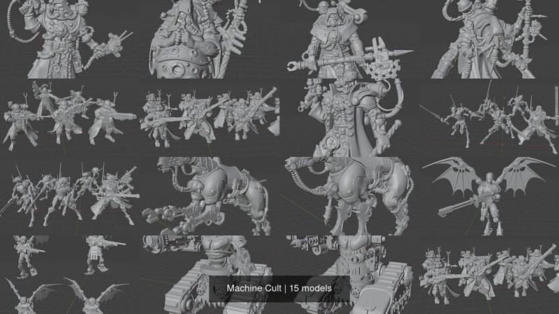 Machine Cult 3D Model Collection