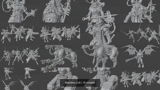 Machine Cult 3D Model Collection