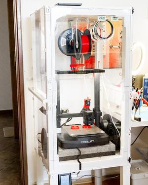 3D Printer Box with Passive Filament Drying from IKEA Lack