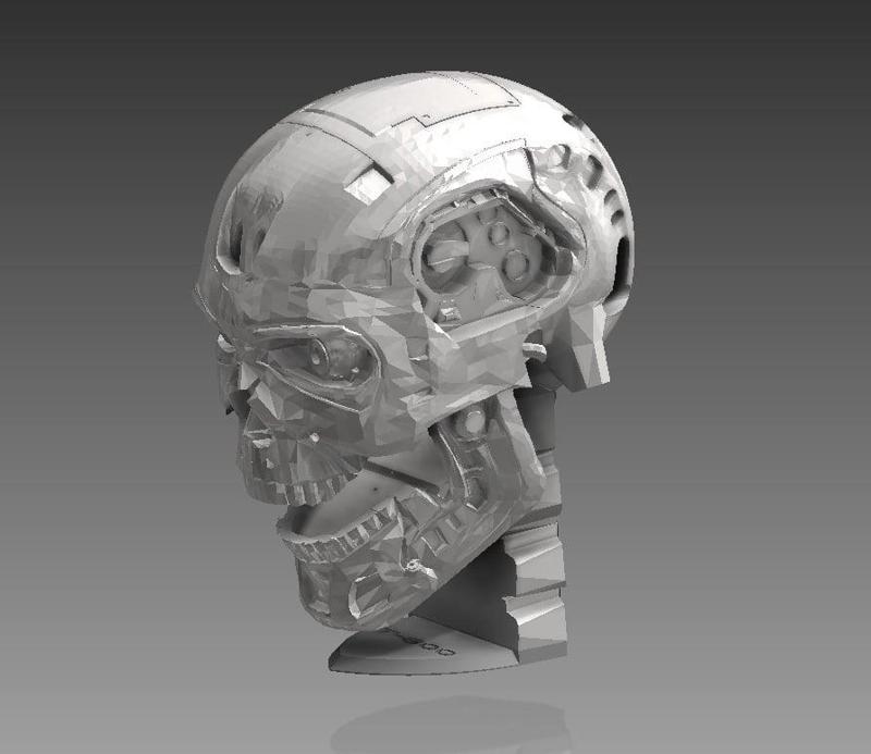 T-800 Terminator Exoskull moveable