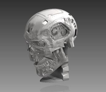 T-800 Terminator Exoskull moveable