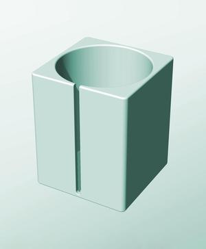 CS162-220-S Modular Stacking slotted container for home decor