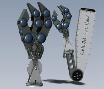 Carlz Short Circuit Johnny 5 Hand