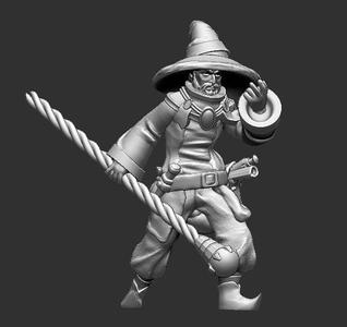 Human male mage for fantasy d&d