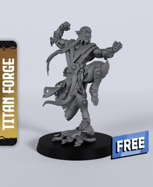 Githyanki Monk – With Free Dragon – 5e DnD Inspired for RPG and Wargamers