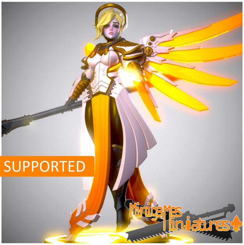 Mercy nun anime figurine