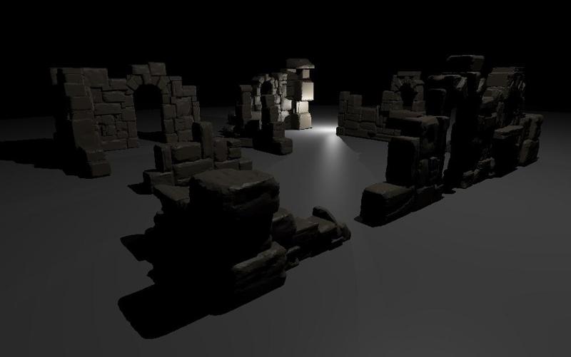 Free Ruins from Castle Kickstarter (only 2 walls)