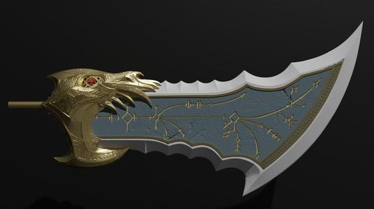 God Of War Ragnarok Blades Of Chaos lv5 3d print