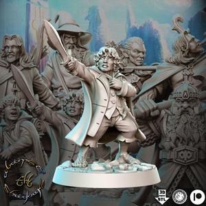 Frodo The Hobbit The Lord of the Rings LOTR 32mm Pre-supported