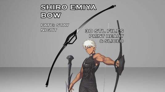 Shiro Emiya Bow — Fate Stay Night — 3D Print Ready