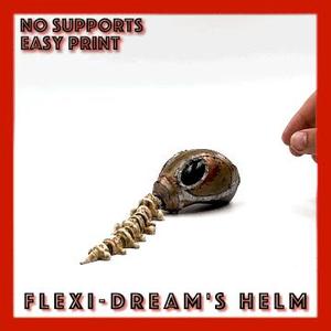 Flexi Sandman helmet ARTICULATED The Helmet of Dreams Dream’s Helm