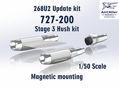 268U2 Update kit Boeing 727-200 Stage 3 Hush kit