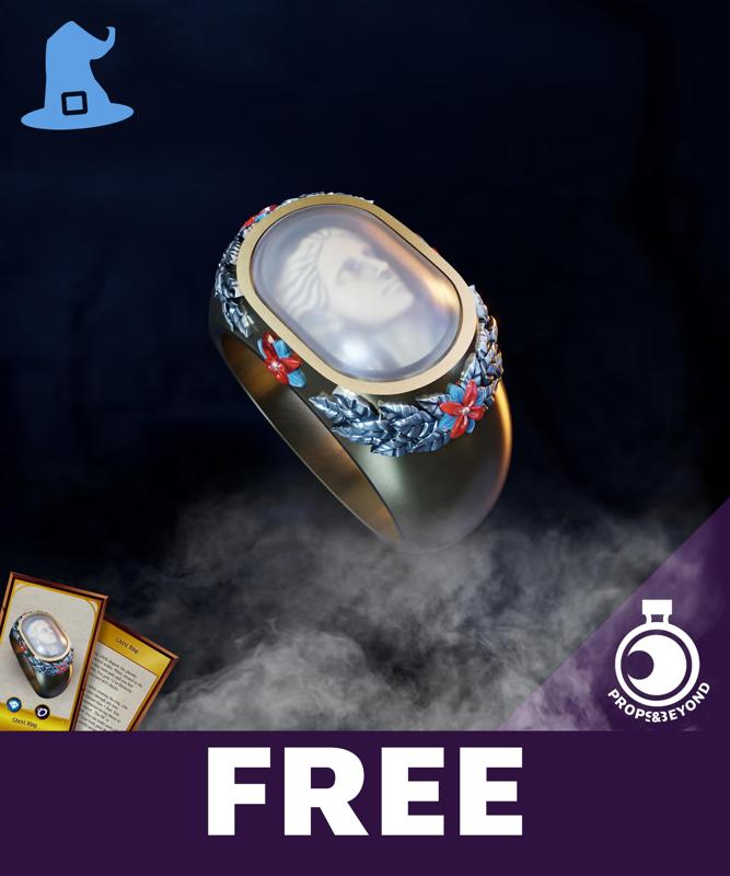 FREE Real-size Prop – Haunted Ghost Ring