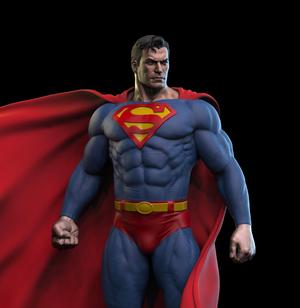 Superman stl model for 3d printing