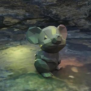 Cute Low Poly Mouse