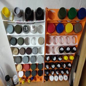 Modular scale model paint rack