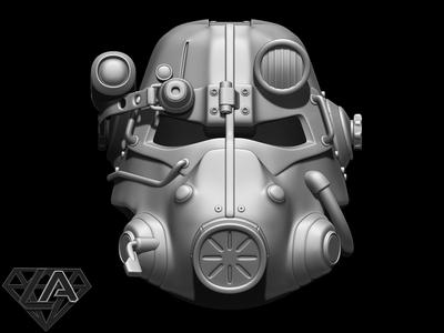 Fallout T-45D custom helmet
