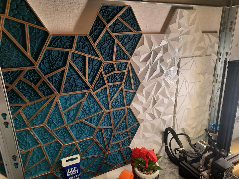Wall panel_wall panel hexagon
