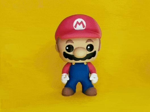 Super Mario Funko Pop Bobblehead STL + 3mf (colored version)