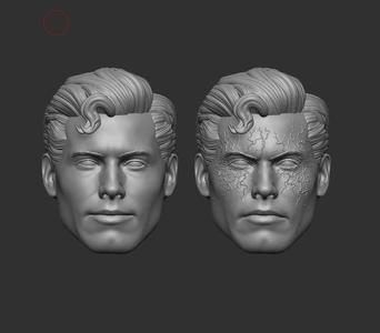 KTJL Superman Headsculpt for Action Figures