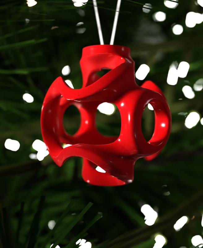 Christmas Ornament Fractal Frost 002