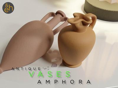 Terracotta Vases Amphora & Oenochoe