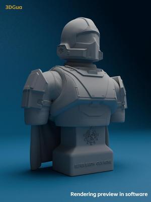 Helldivers 2-Fanart bust