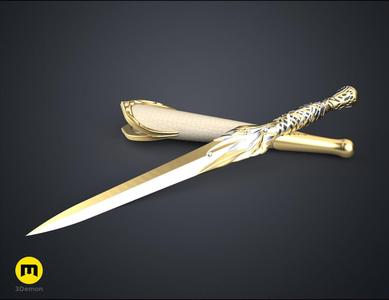 Galadriels Dagger and Sheath – Rings of Power