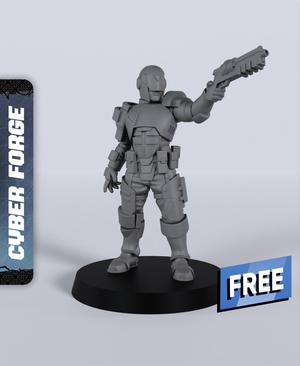 Prosecutor Harsh – With Free Cyberpunk  – Sci-Fi Gift Ideas for RPG and Wargamers