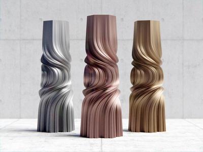 Extruded Fractal Flake