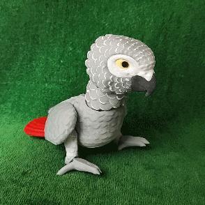 African Grey Articulated Figure
