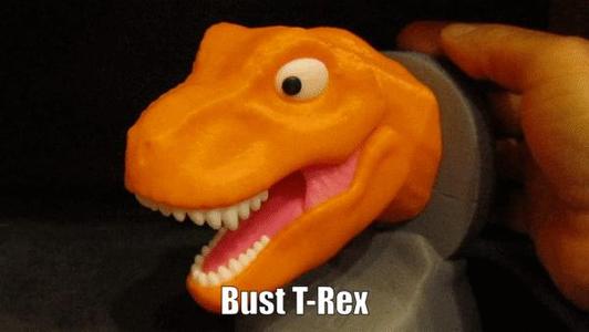 Bust T-Rex Articulated (Easy print and Easy Assembly)