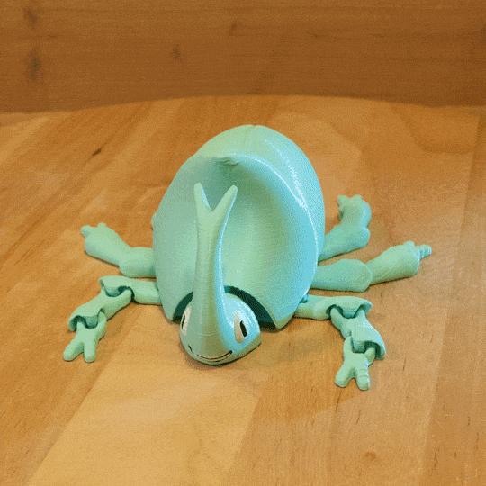 Articulated Rhino beetle