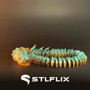 Boitata, the Articulated Fire Snake